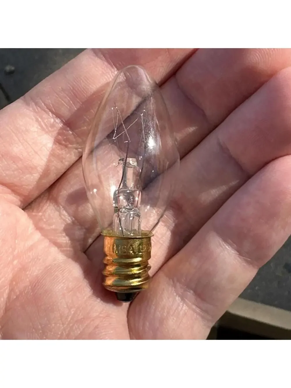 Simba Lighting C7 E12 4w 120V Clear 6 Pack